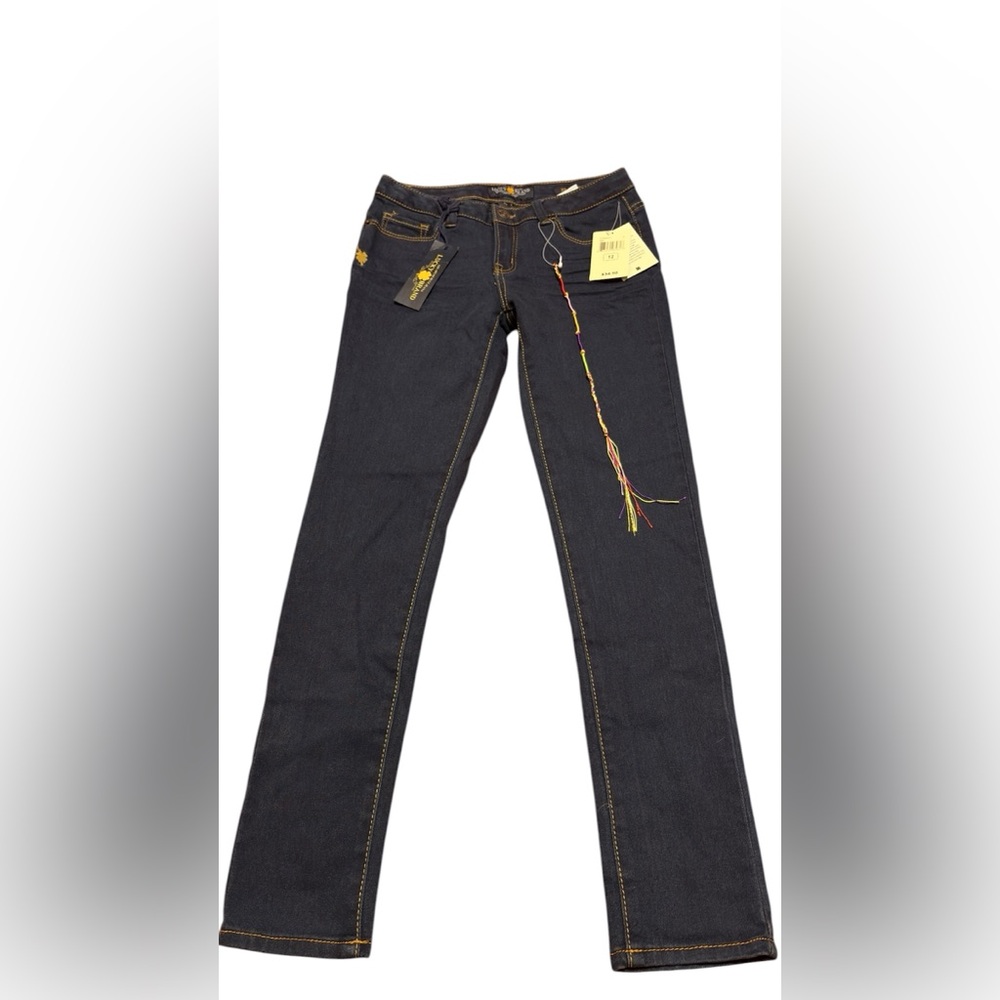 Lucky Brand Zoe Jegging Girls Jeans Dark Wash blue Stretch Denim Size 12 NWT